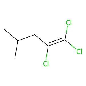 1,1,2-Trichloro-4-methyl-1-pentene structure