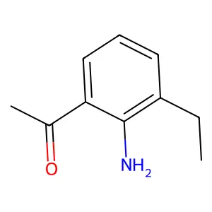 1-(2-amino-3-ethylphenyl)ethanone structure