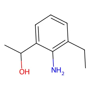 1-(2-amino-3-ethylphenyl)ethanol structure