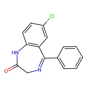 Nordazepam structure