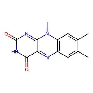 Lumiflavin structure