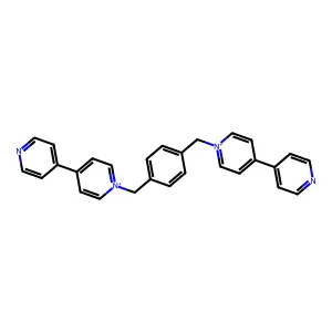 1,1''-(1,4-Phenylenebis(methylene))bis(([4,4'-bipyridin]-1-ium)) structure
