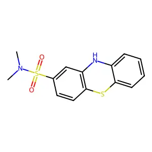 n,n-dimethyl-10h-phenothiazine-2-sulfonamide structure