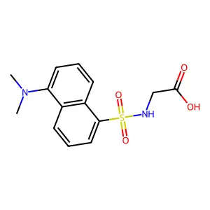 Dansylglycine structure