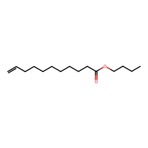 Butyl undec-10-enoate structure