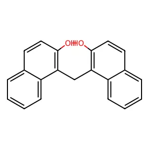 1-[(2-hydroxynaphthalen-1-yl)methyl]naphthalen-2-ol structure