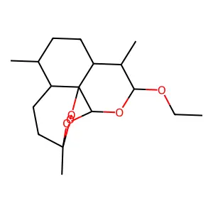 Dihydroartemisinin ethyl ether structure