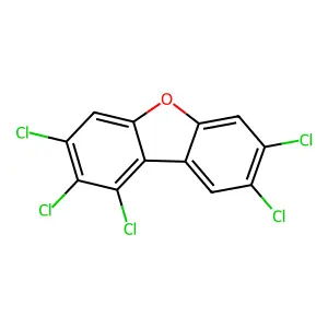 1,2,3,7,8-PeCDF-13C12 structure