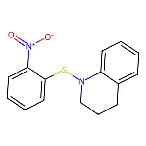 1-(2-Nitrophenyl)sulfanyl-3,4-dihydro-2H-quinoline structure