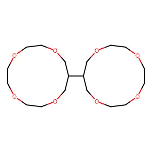 12,12'-Bi-1,4,7,10-tetraoxacyclotridecane structure