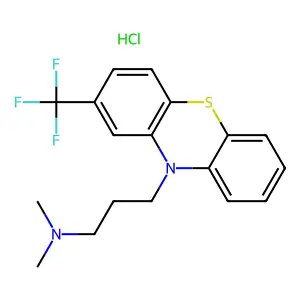 Triflupromazine hydrochloride structure