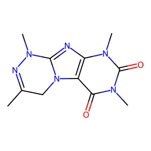 1,3,7,9-tetramethyl-4H-purino[8,7-c][1,2,4]triazine-6,8-dione structure