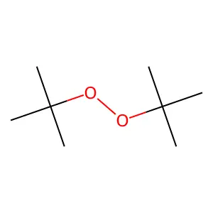 Di-tert-butyl peroxide structure