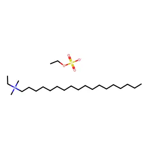 Stearyldimethylethylammonium ethyl sulfate structure