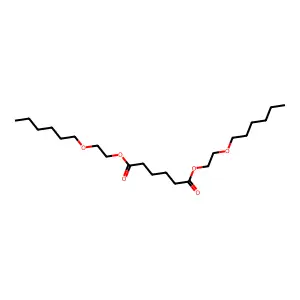 bis(2-hexoxyethyl) hexanedioate structure
