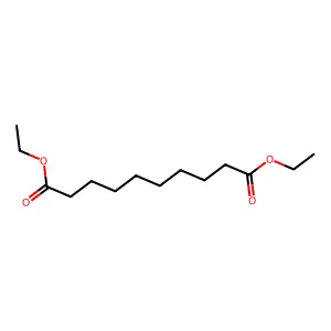 Diethyl decanedioate structure