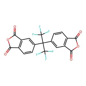 Compound C19H6F6O6 structure