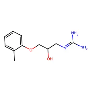 N-[2-Hydroxy-3-(2-methylphenoxy)propyl]guanidine structure
