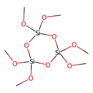 1,3,5-Cyclotrisiloxane, hexamethoxy- structure