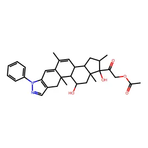 Cortivazol structure
