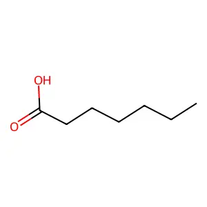 HEPTANOIC ACID structure