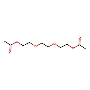 Triethylene glycol diacetate structure