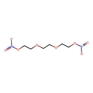 Triethylene glycol dinitrate structure