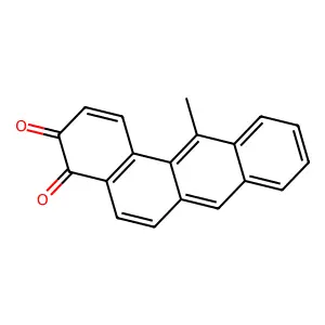 12-Methylbenz(a)anthracene-3,4-dione structure