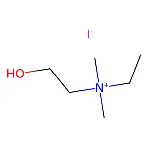 Monoethylcholine iodide structure