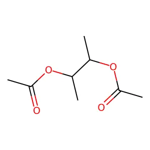 Butane-2,3-diyl diacetate structure