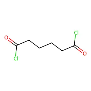 Adipoyl chloride structure