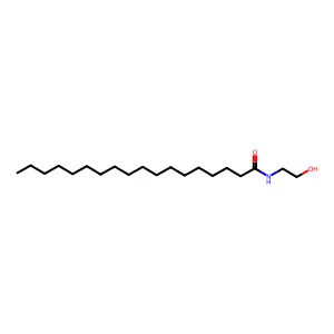 N-(2-Hydroxyethyl)octadecanamide structure