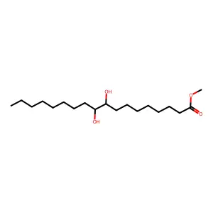 Methyl 9,10-dihydroxystearate structure