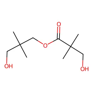 (3-hydroxy-2,2-dimethylpropyl) 3-hydroxy-2,2-dimethylpropanoate structure