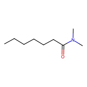 N,N-DIMETHYLHEPTANAMIDE structure