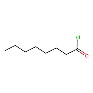 Octanoyl chloride structure