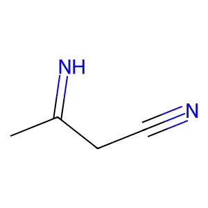 Butanenitrile, 3-imino- structure
