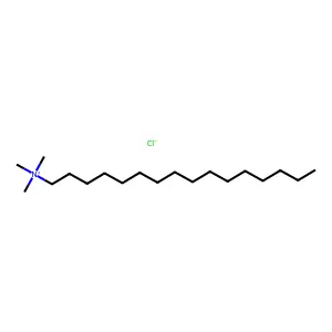 hexadecyl(trimethyl)azanium chloride structure