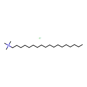 trimethyl(octadecyl)azanium chloride structure