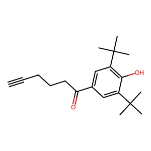 Tebufelone structure