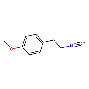 1-(2-isocyanoethyl)-4-methoxybenzene structure