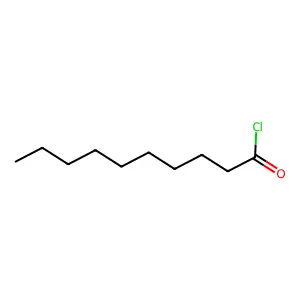 Decanoyl chloride structure
