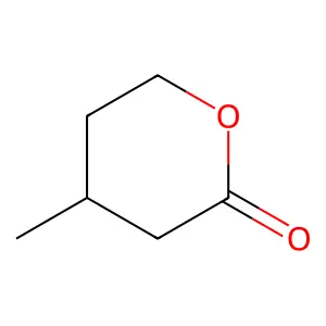 Tetrahydro-4-methyl-2H-pyran-2-one structure