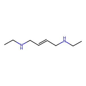 2-Butene-1,4-diamine, N,N'-diethyl- structure