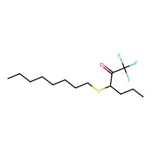 1,1,1-trifluoro-3-octylsulfanylhexan-2-one structure
