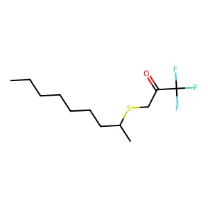 1,1,1-trifluoro-3-nonan-2-ylsulfanylpropan-2-one structure