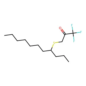 1,1,1-trifluoro-3-undecan-4-ylsulfanylpropan-2-one structure