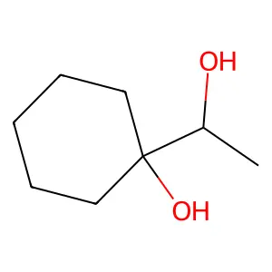 1-(1-hydroxyethyl)cyclohexanol structure