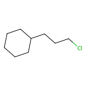 (3-Chloropropyl)cyclohexane structure
