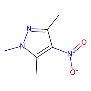 1,3,5-Trimethyl-4-nitro-1H-pyrazole structure